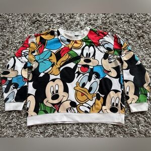 Disney Multicolor Mickey & Friends Crewneck Sweatshirt
